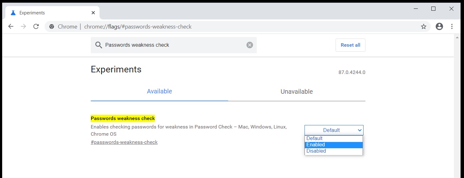 Soon you will be able to Check Weak Passwords in Google Chrome